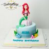 เค้ก 3 มิติ Ariel mermaid