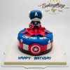 เค้ก 3 มิติ Captain America