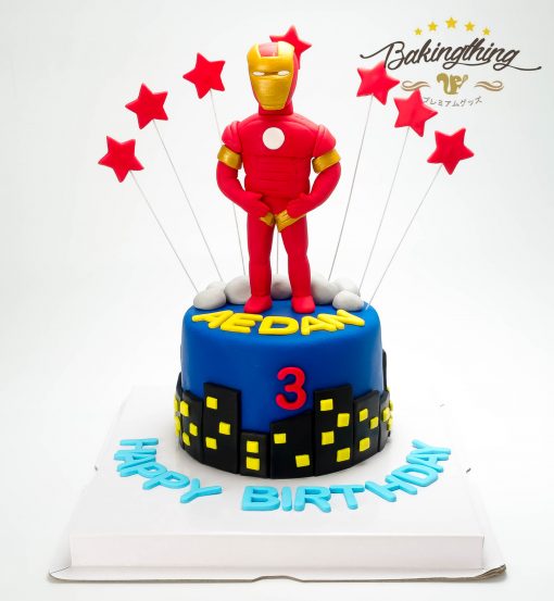 เค้ก 3 มิติ Iron man