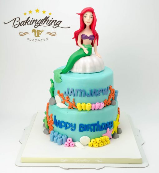 เค้ก 3 มิติ Ariel Mermaid