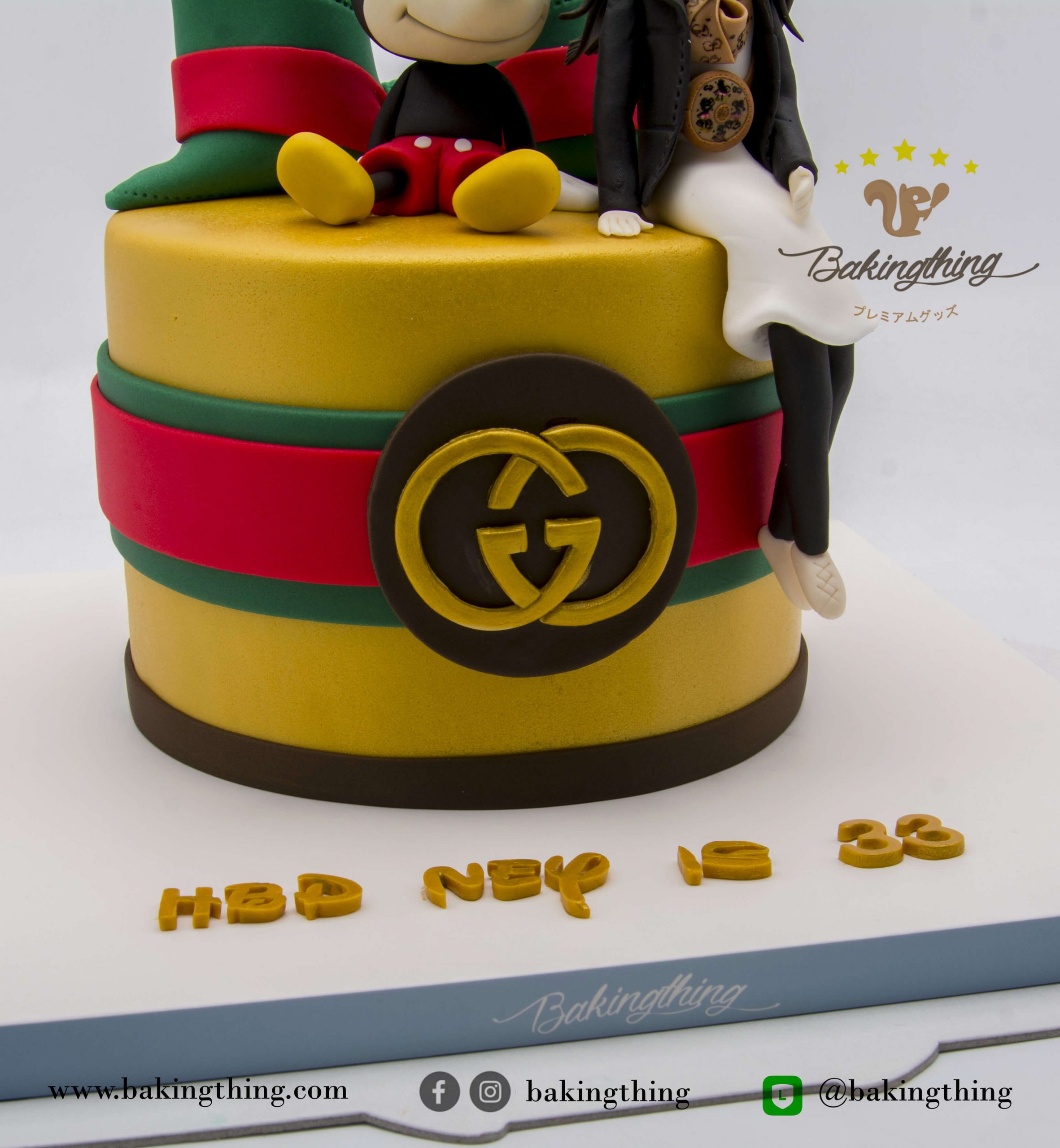 เค้ก 3 มิติ Gucci - Bakingthing.com