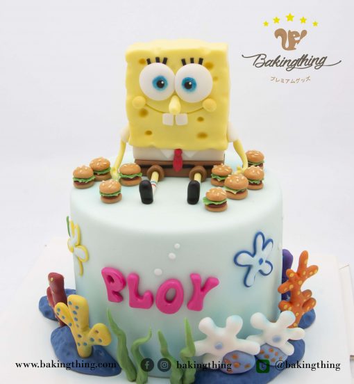 เค้ก 3 มิติ Sponge Bob
