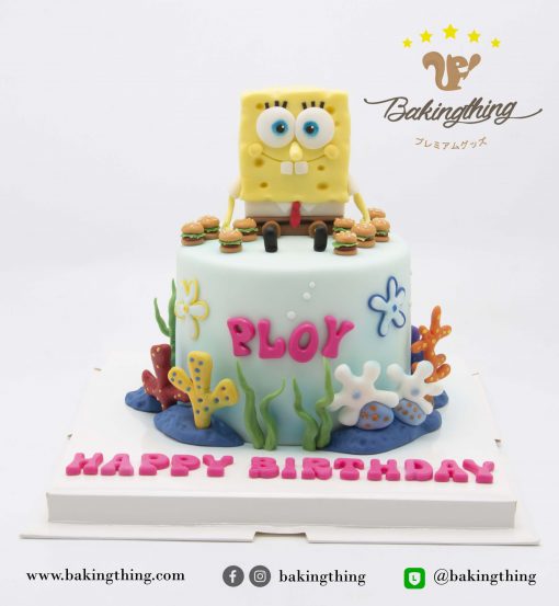 เค้ก 3 มิติ Sponge Bob