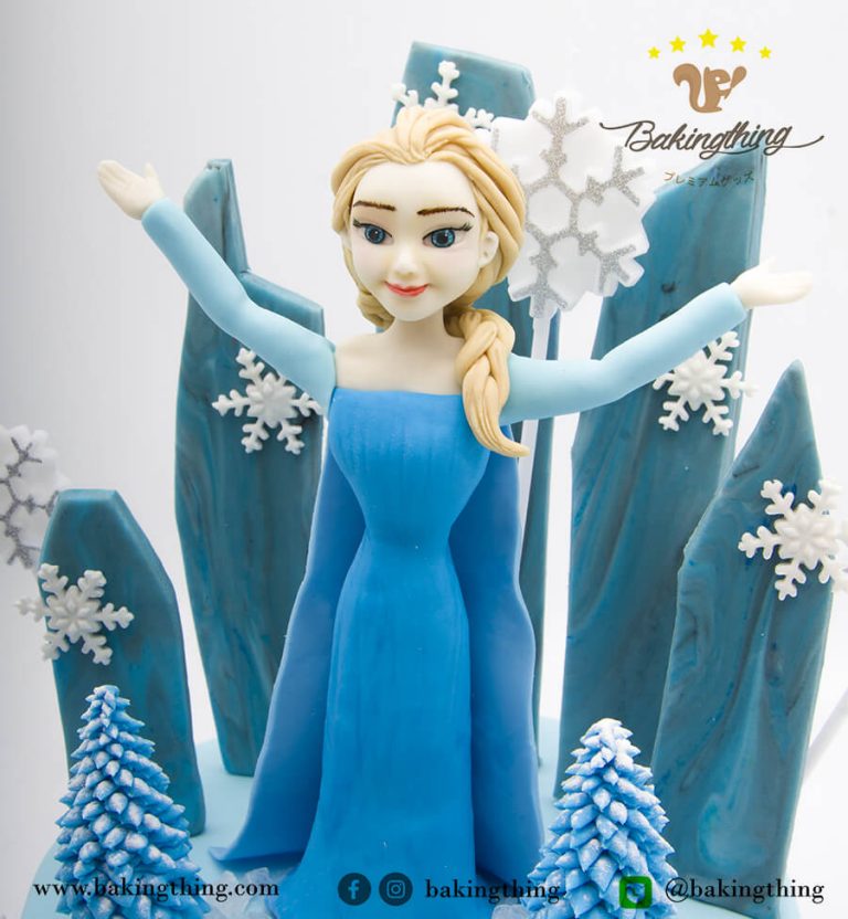 เค้ก 3 มิติ Elsa Frozen