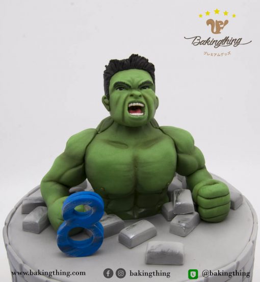 เค้ก 3 มิติ The Hulk