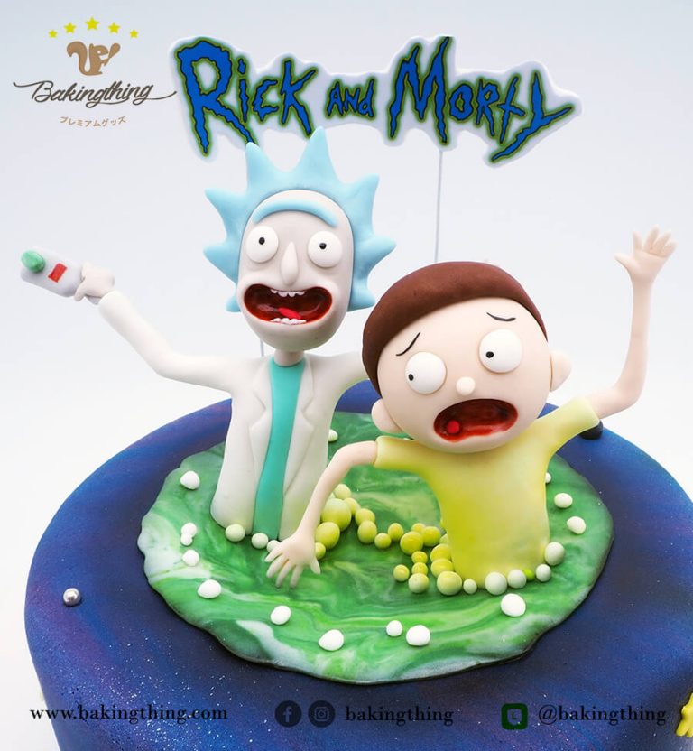 เค้ก 3 มิติ Rick and Morty