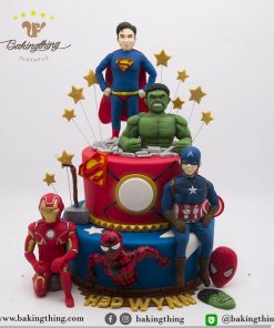 เค้ก 3 มิติ Superhero