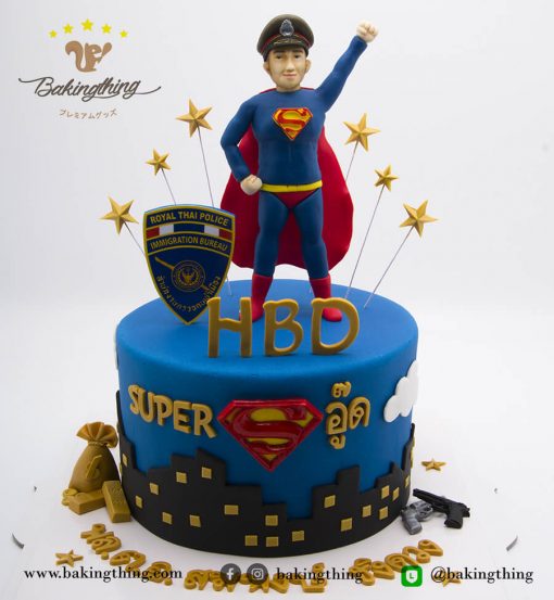 เค้ก 3 มิติ Superman