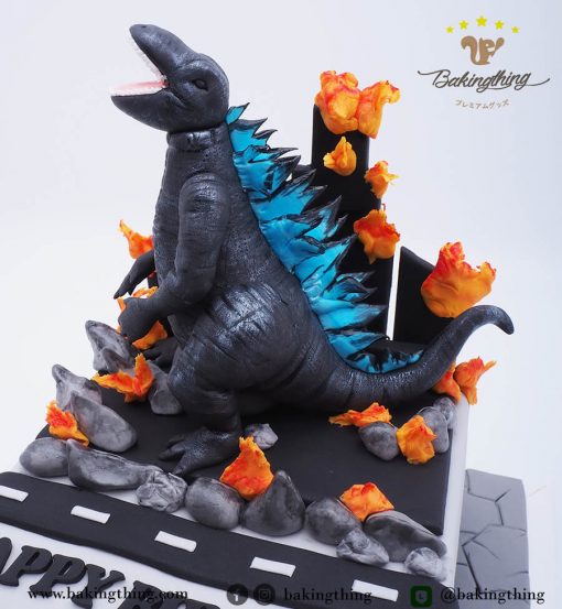 เค้ก 3 มิติ Godzilla