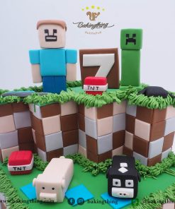 เค้ก 3 มิติ Minecraft
