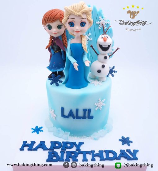 เค้ก 3 มิติ Elsa Frozen