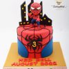 เค้ก 3 มิติ spiderman