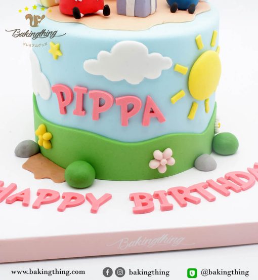 เค้กวันเกิด Peppa pig