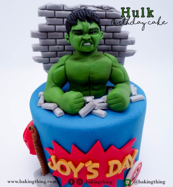 เค้ก 3 มิติ the Hulk