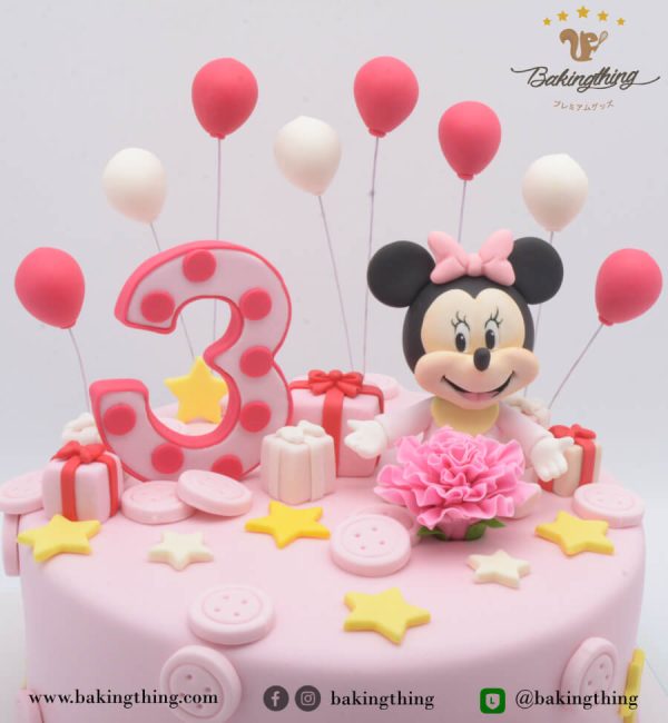 เค้ก 3 มิติ Minnie mouse