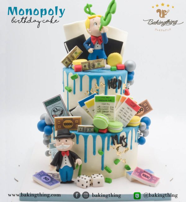 เค้ก 3 มิติ Monopoly