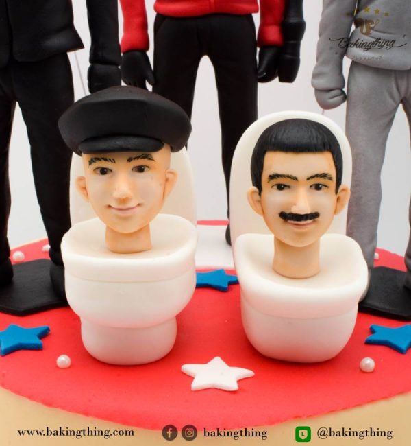 เค้ก 3 มิติ Skibidi Toilet
