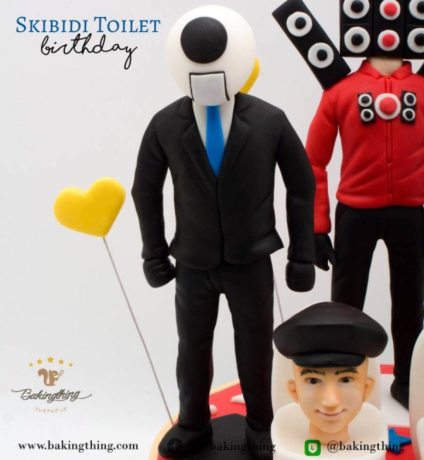 เค้ก 3 มิติ Skibidi Toilet