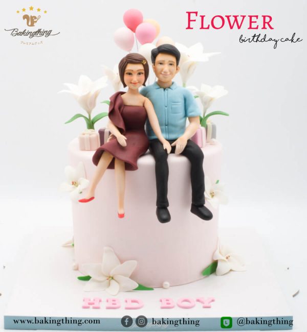 เค้ก 3 มิติ ดอกไม้