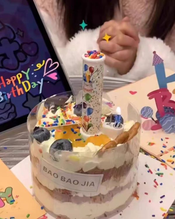 เทียนพลุ สายรุ้งพุ่ง